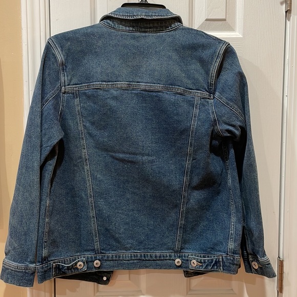 Style & Co Denim Jacket, medium wash/size small - Picture 3 of 3